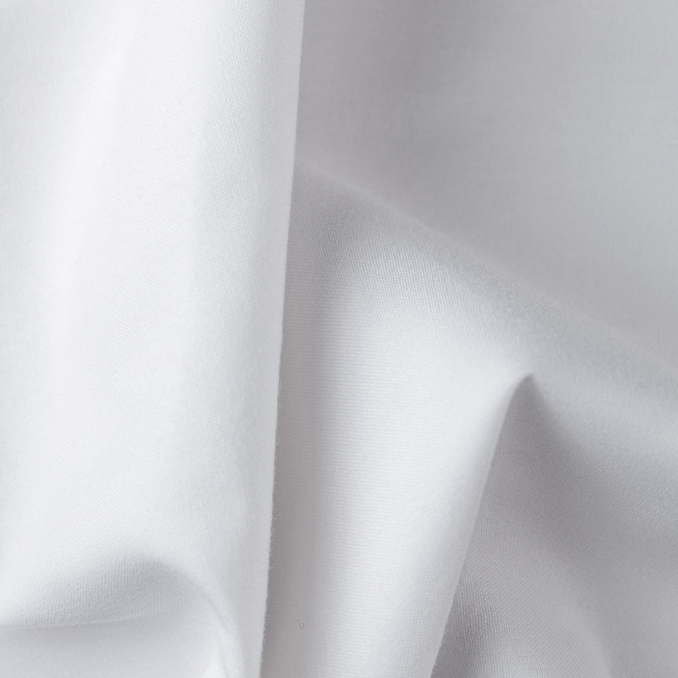 Close-up of white ComfortCore Twill fabric