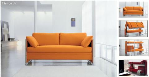 Guests arriving?  A bunk bed only when you need it