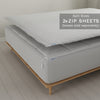 Percale Add-on Zip Sheets