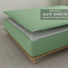 Percale Add-on Zip Sheets