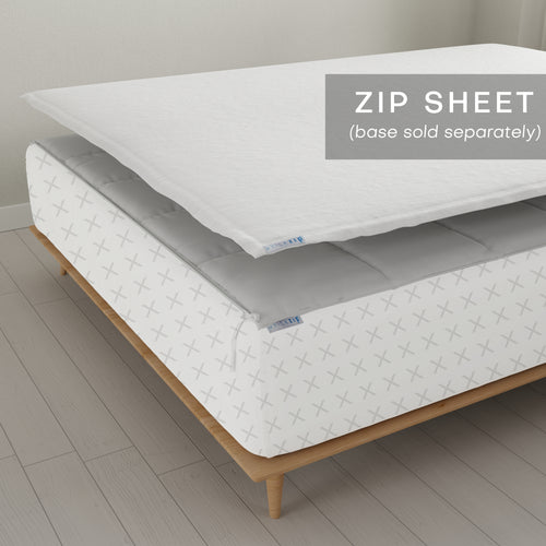 Picture of a QuickZip Add-On Zip Sheet, Sateen in White