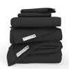 QuickZip Classic Bundle | More Comfort.  Less Hassle. Sheets that Zip Off and On and Won't Pop Off! | Percale Cotton | Fitted Sheet (Base + Zip Sheet) + Extra Zip Sheet; Flat Sheet; 2 Pillowcases