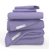 QuickZip Classic Bundle | More Comfort.  Less Hassle. Sheets that Zip Off and On and Won't Pop Off! | Percale Cotton | Fitted Sheet (Base + Zip Sheet) + Extra Zip Sheet; Flat Sheet; 2 Pillowcases