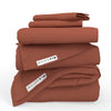 QuickZip Classic Bundle | More Comfort.  Less Hassle. Sheets that Zip Off and On and Won't Pop Off! | Sateen Cotton | Fitted Sheet (Base + Zip Sheet) + Extra Zip Sheet; Flat Sheet; 2 Pillowcases