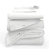 QuickZip Classic Bundle | More Comfort.  Less Hassle. Sheets that Zip Off and On and Won't Pop Off! | Percale Cotton | Fitted Sheet (Base + Zip Sheet) + Extra Zip Sheet; Flat Sheet; 2 Pillowcases