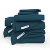 QuickZip Classic Bundle | More Comfort.  Less Hassle. Sheets that Zip Off and On and Won't Pop Off! | Sateen Cotton | Fitted Sheet (Base + Zip Sheet) + Extra Zip Sheet; Flat Sheet; 2 Pillowcases
