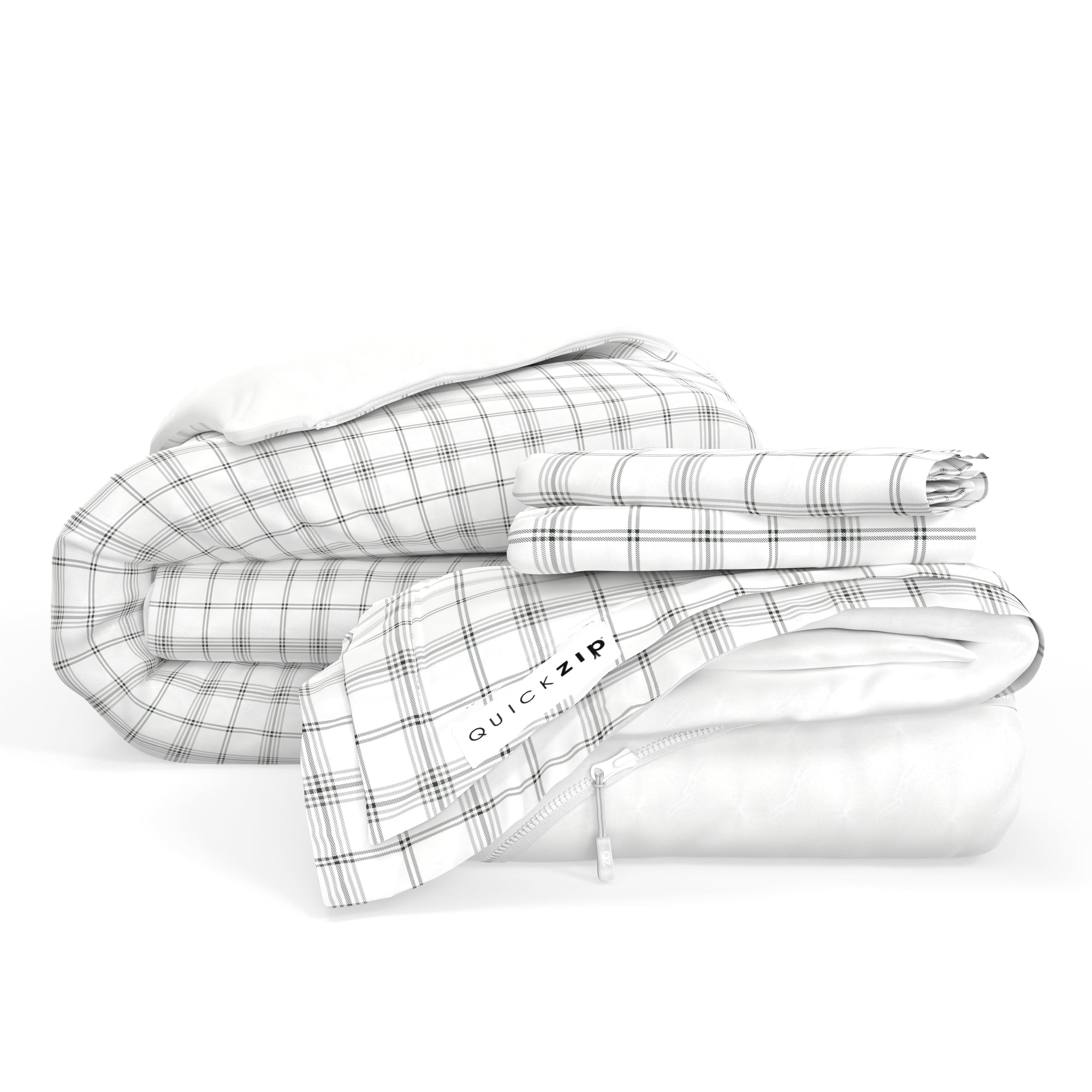 QuickZip Duvet Bundle  - Twilluxe Flannel
