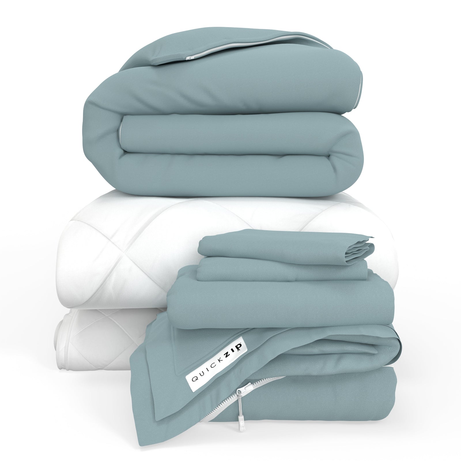 QuickZip Fresh Bed Bundle  - Twilluxe Flannel