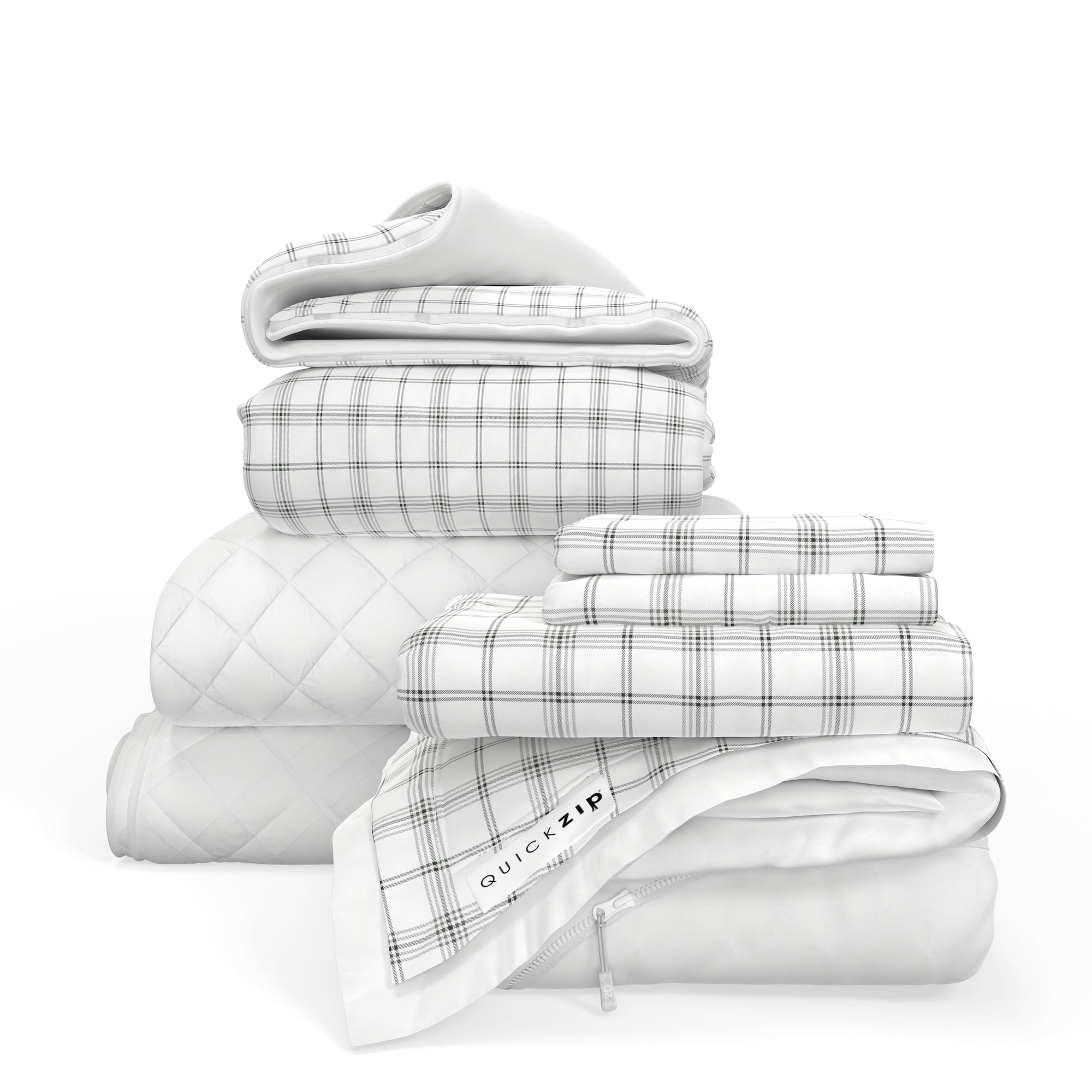 QuickZip Fresh Bed Bundle  - Twilluxe Flannel