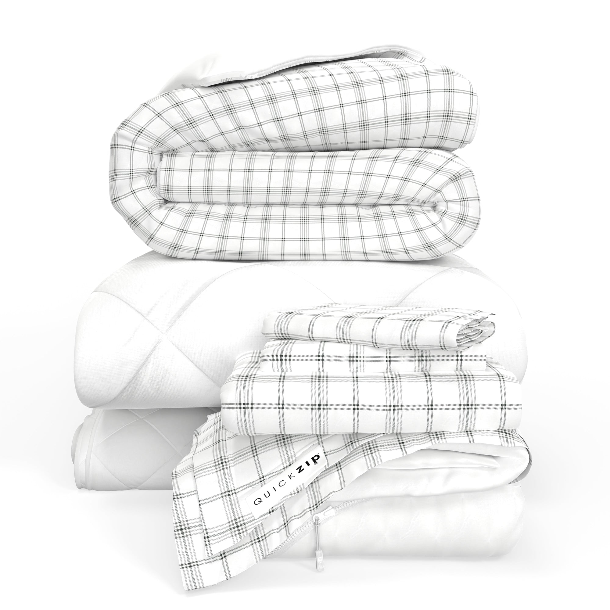 QuickZip Fresh Bed Bundle  - Twilluxe Flannel