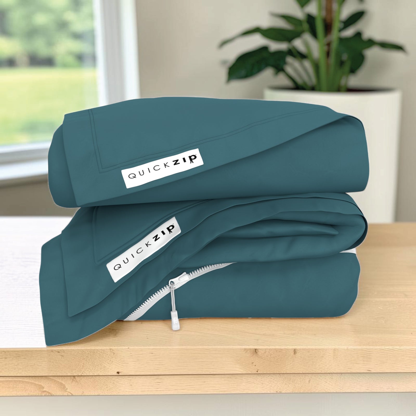 Picture of QuickZip Fitted Plus Spare Bundle (2x Zip Sheets) in Pacific