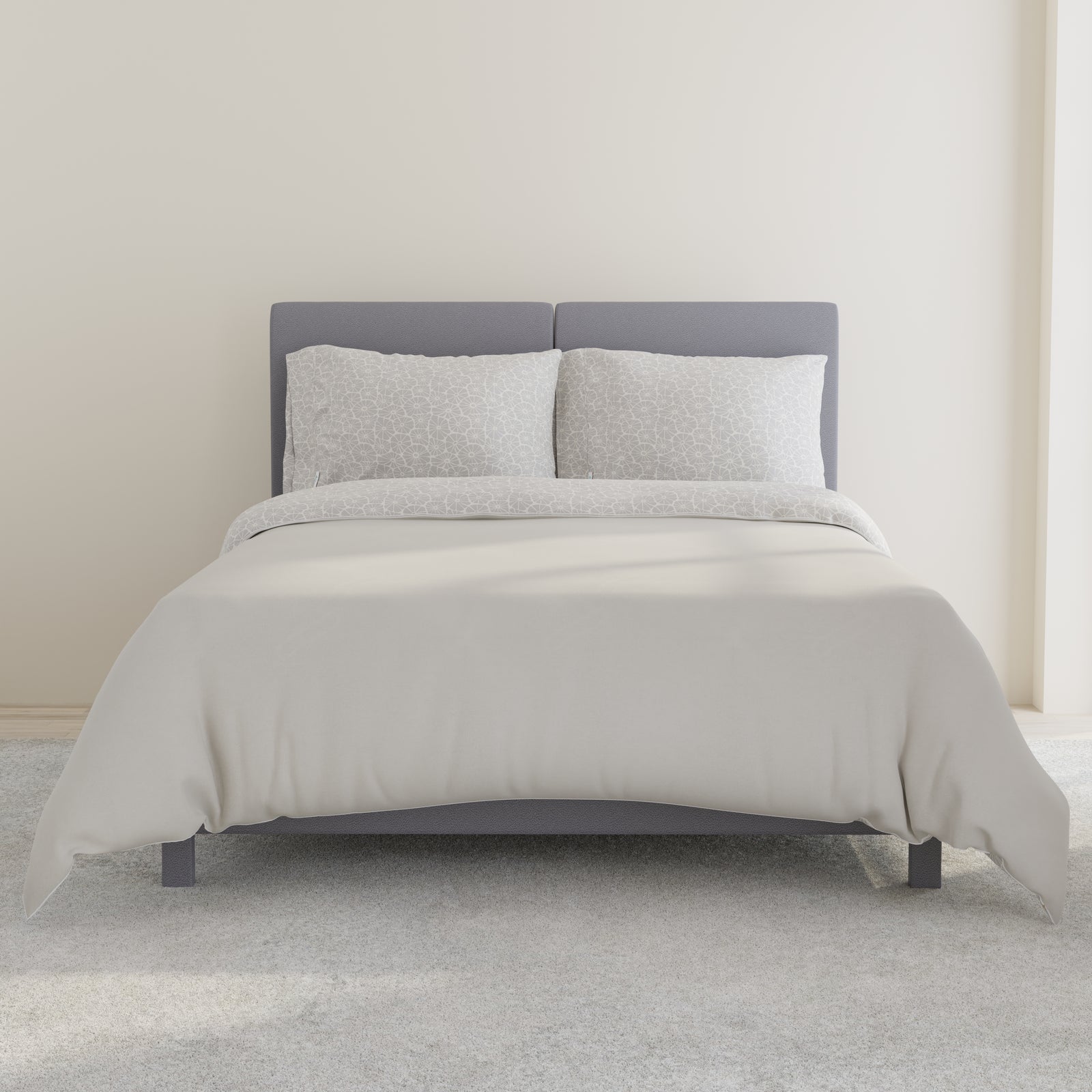 Savings Bundle: Serenity Bloom Duvet Cover + 2 Pillowcases