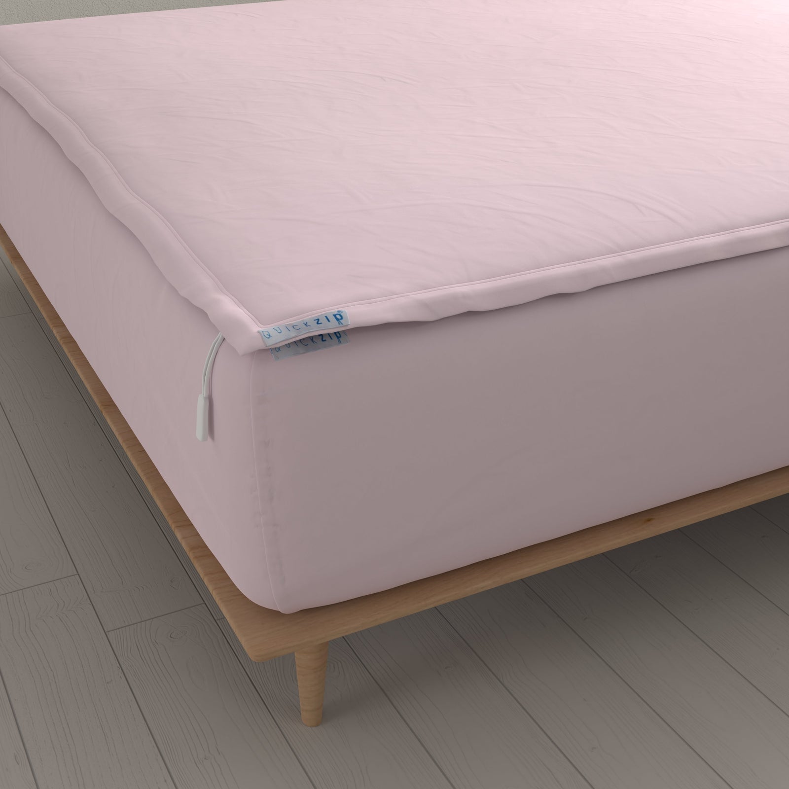 QuickZip Fitted Sheet (Base + Zip Sheet) - Sateen