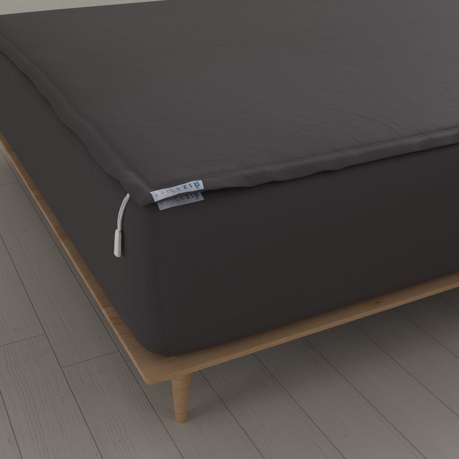 QuickZip Fitted Sheet (Base + Zip Sheet) - Percale