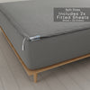 Sateen Fitted Sheet (Base + Zip Sheet ) - Split Cal King