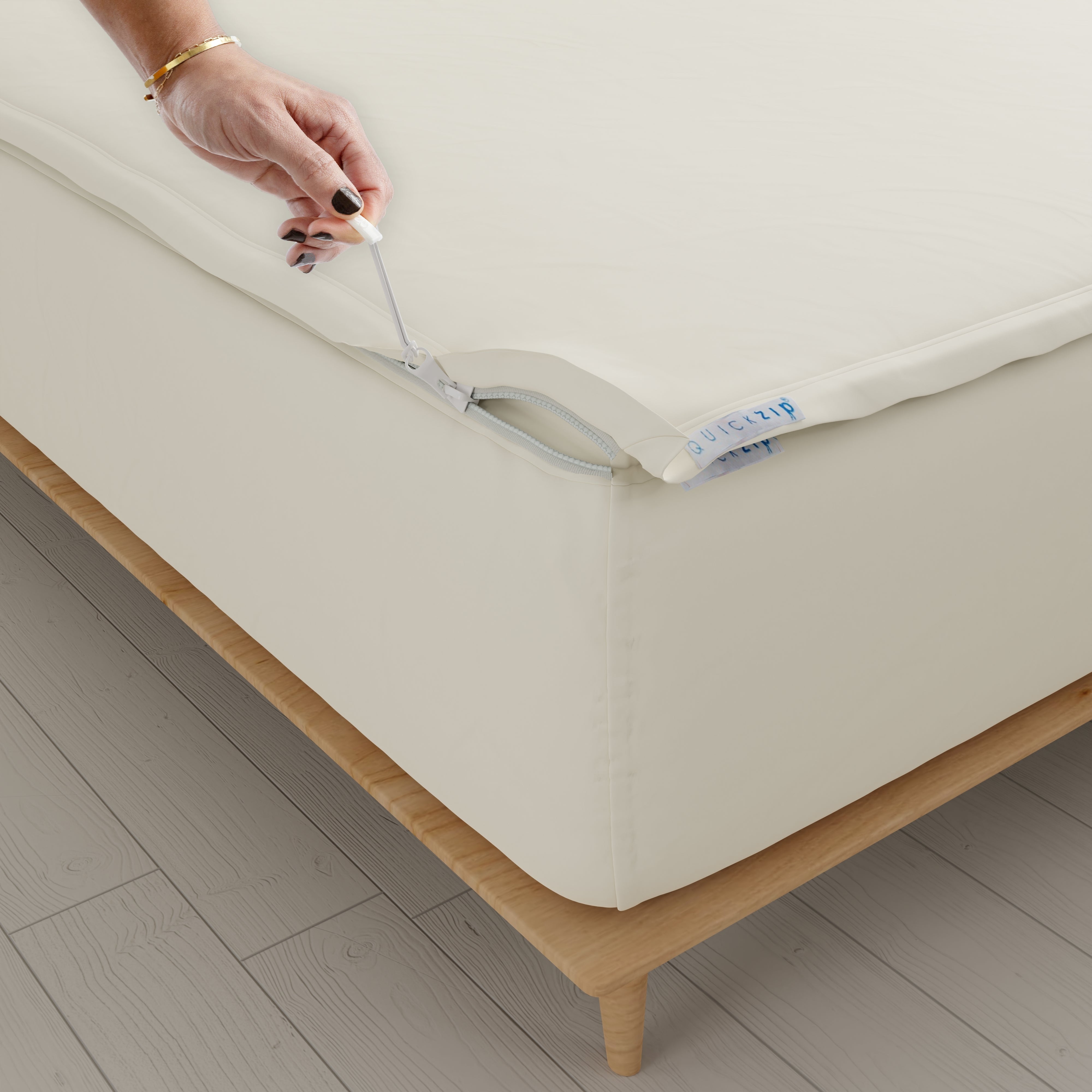 RV Queen Percale Cotton Zip Sheet Starter Pack from QuickZip Sheet