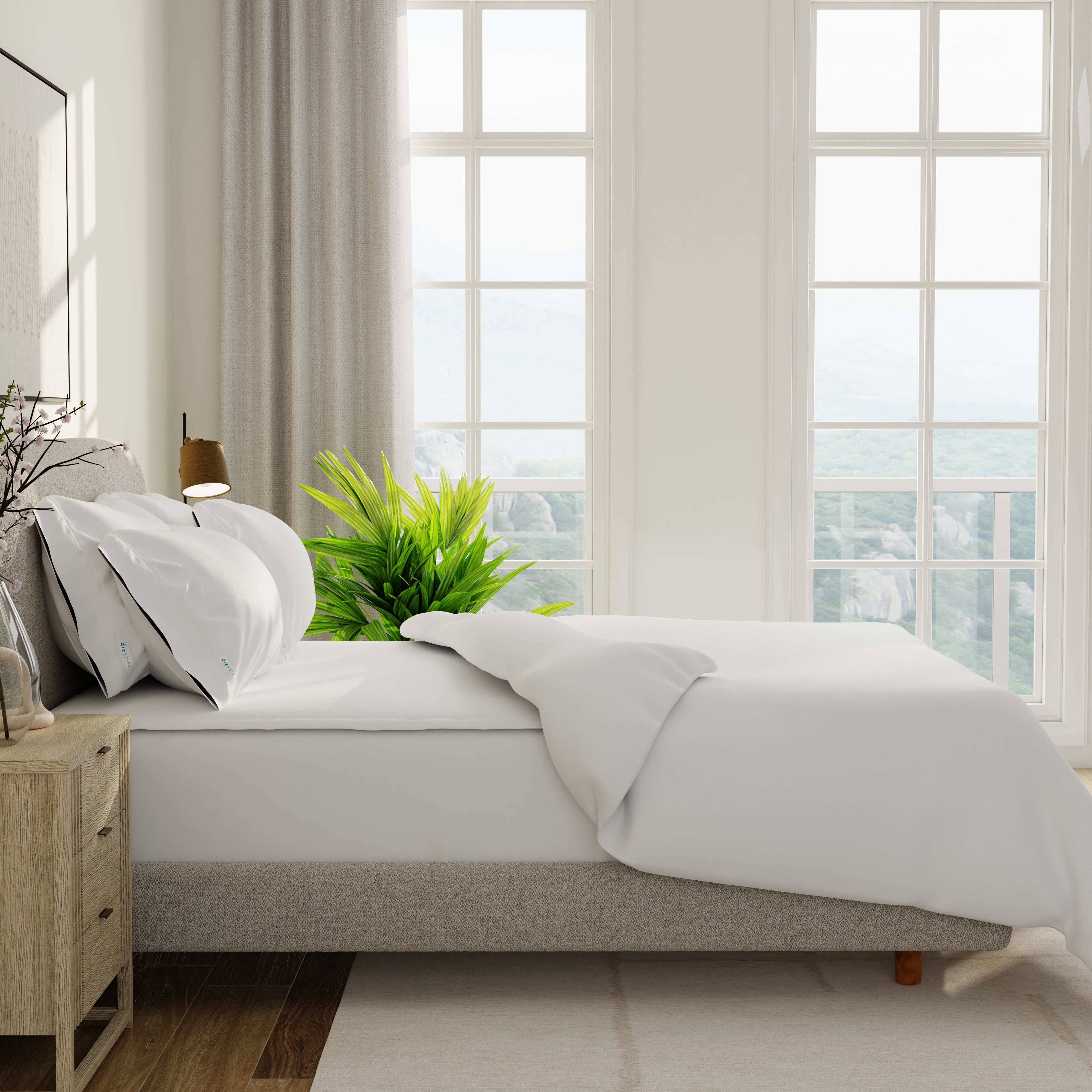 King Percale Cotton Zip Sheet Starter Pack from QuickZip Sheet