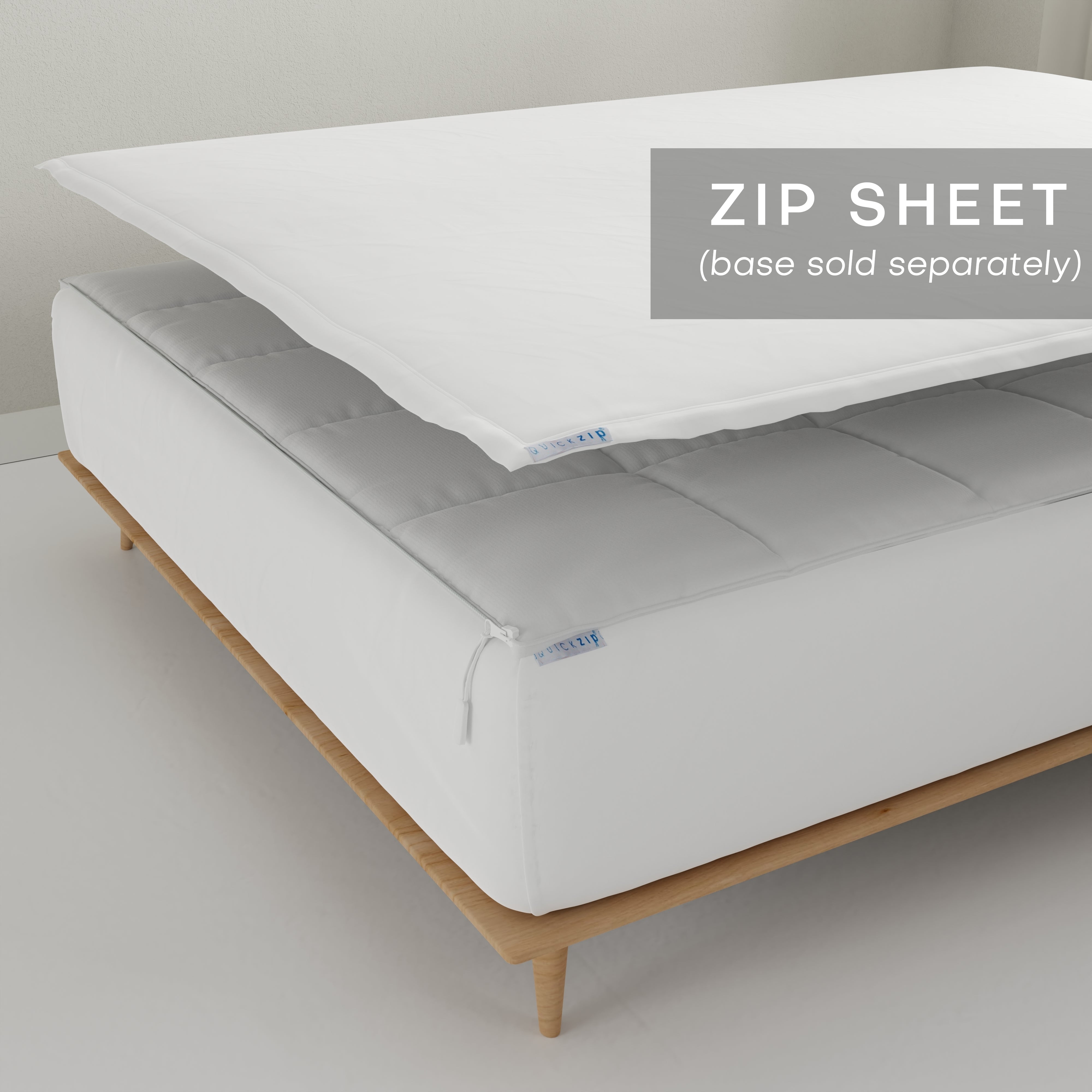 Add-on Percale Cotton Zip Sheets from QuickZip Sheet Company - The