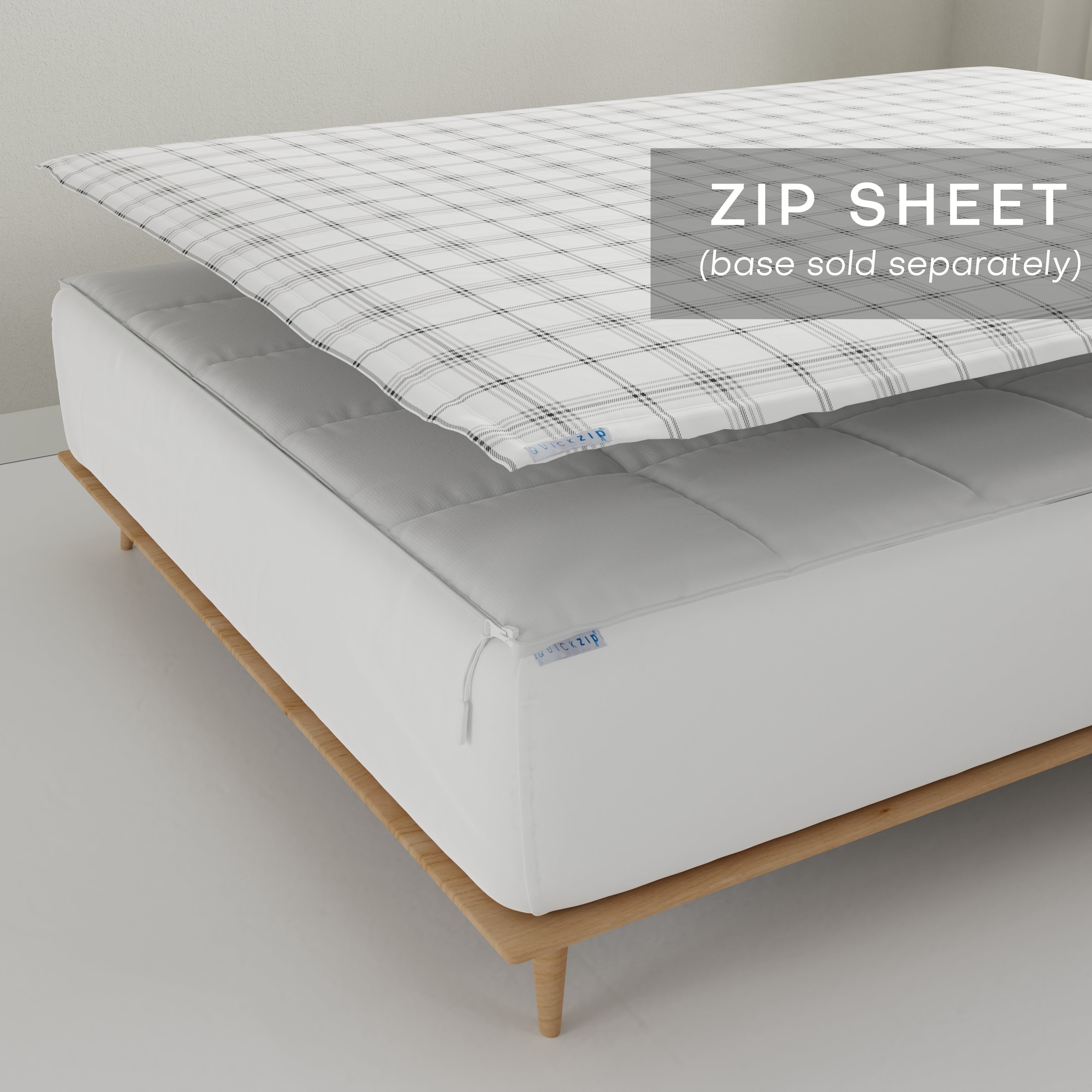 Twilluxe Flannel Add-on Zip Sheets - The QuickZip Sheet Company