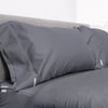 Euro Starter Pack in Slate, Sateen Cotton (includes 1 base + 1 zip-on sheet, 1 New-Way Duvet Cover, 2 pillowcases)