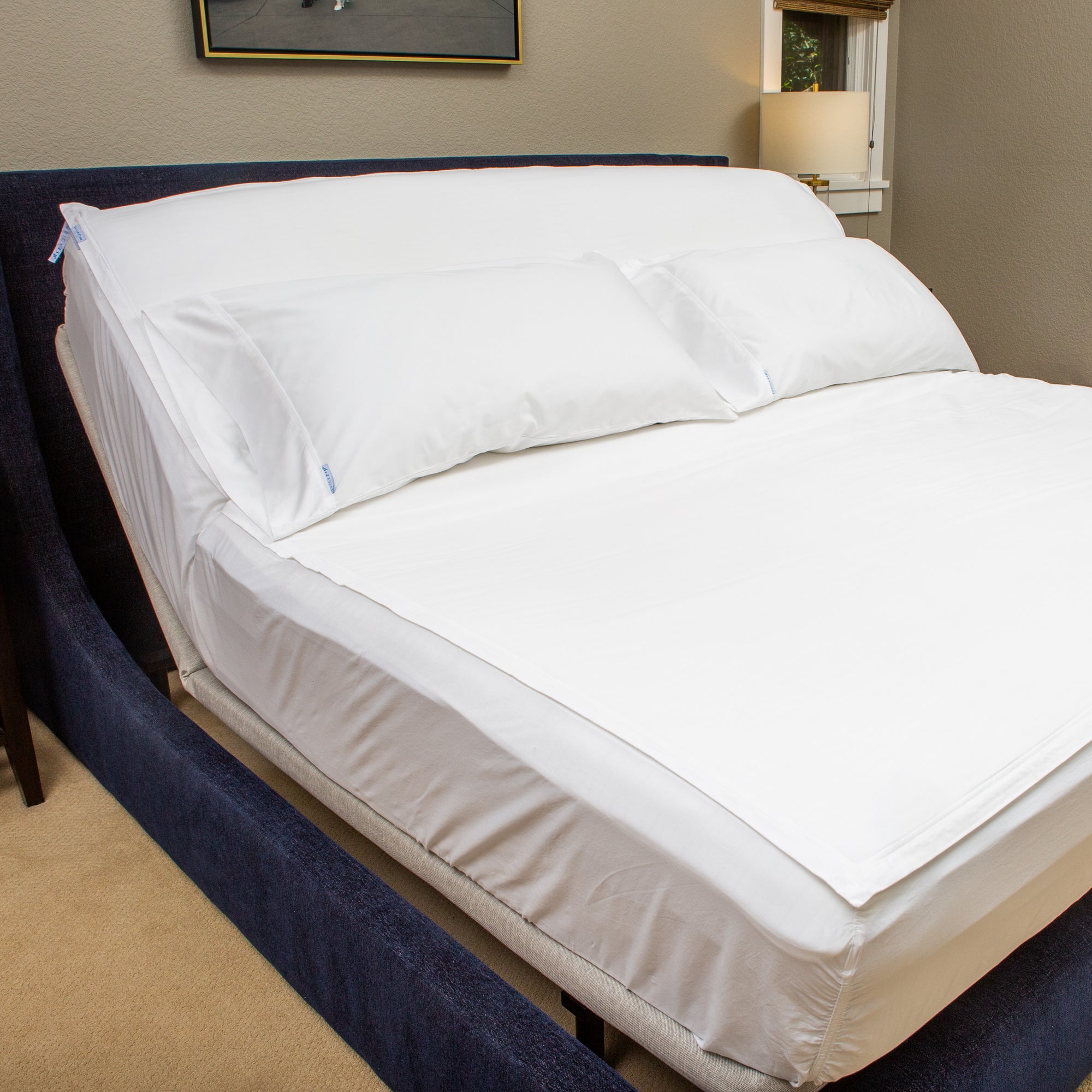 QuickZip Fitted Sheets for Adjustable Beds