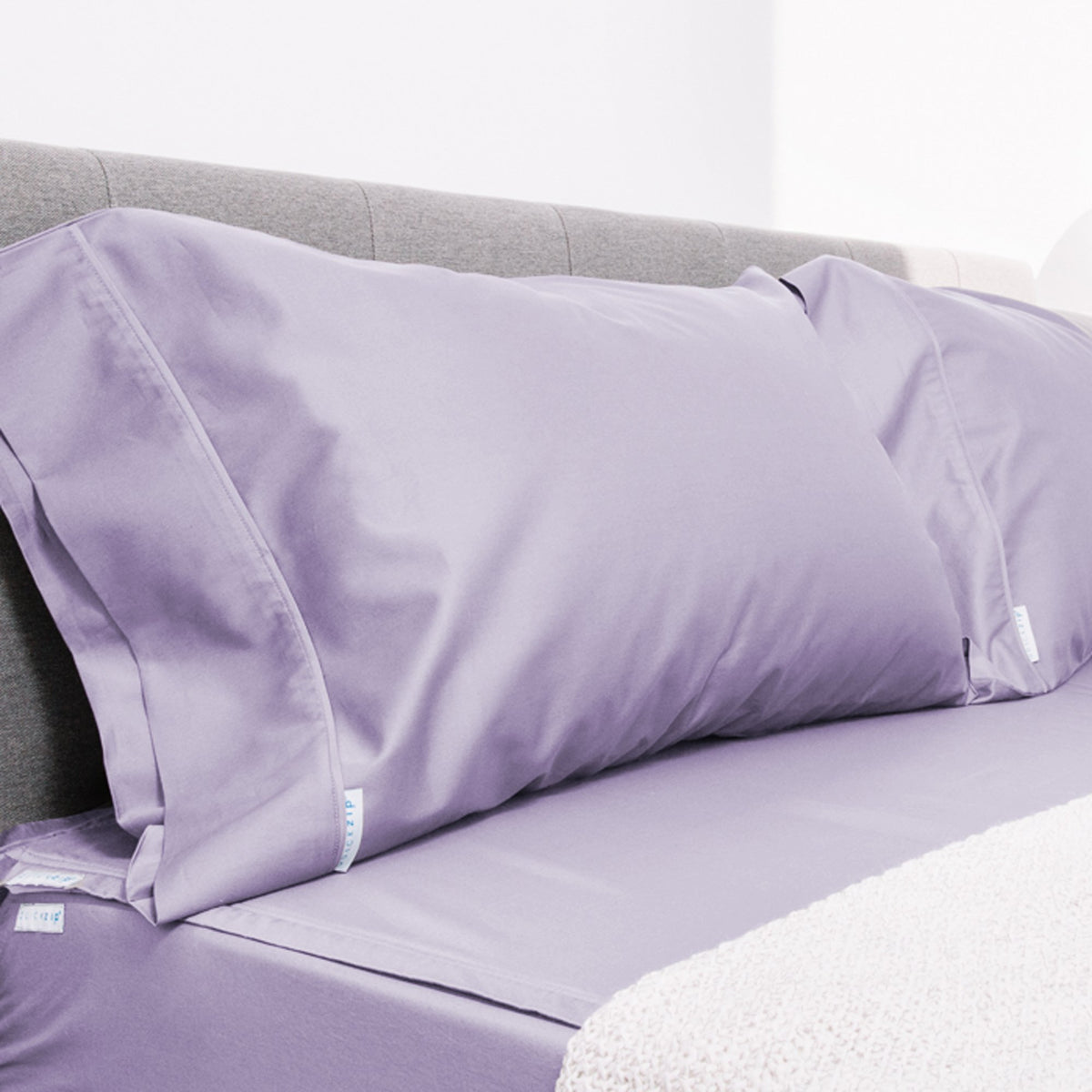 Percale Cotton Pillowcases from QuickZip Sheet Company