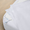 QuickZip Premium Bedding Set - Sateen Cotton Twin White