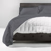 The New-Way Duvet Cover | Easy: Zips Open Wide on 2 Sides | No Bunching: Comforter Clips In | Quick Adjustments w/Hidden Side Vents | 100% Cotton Percale