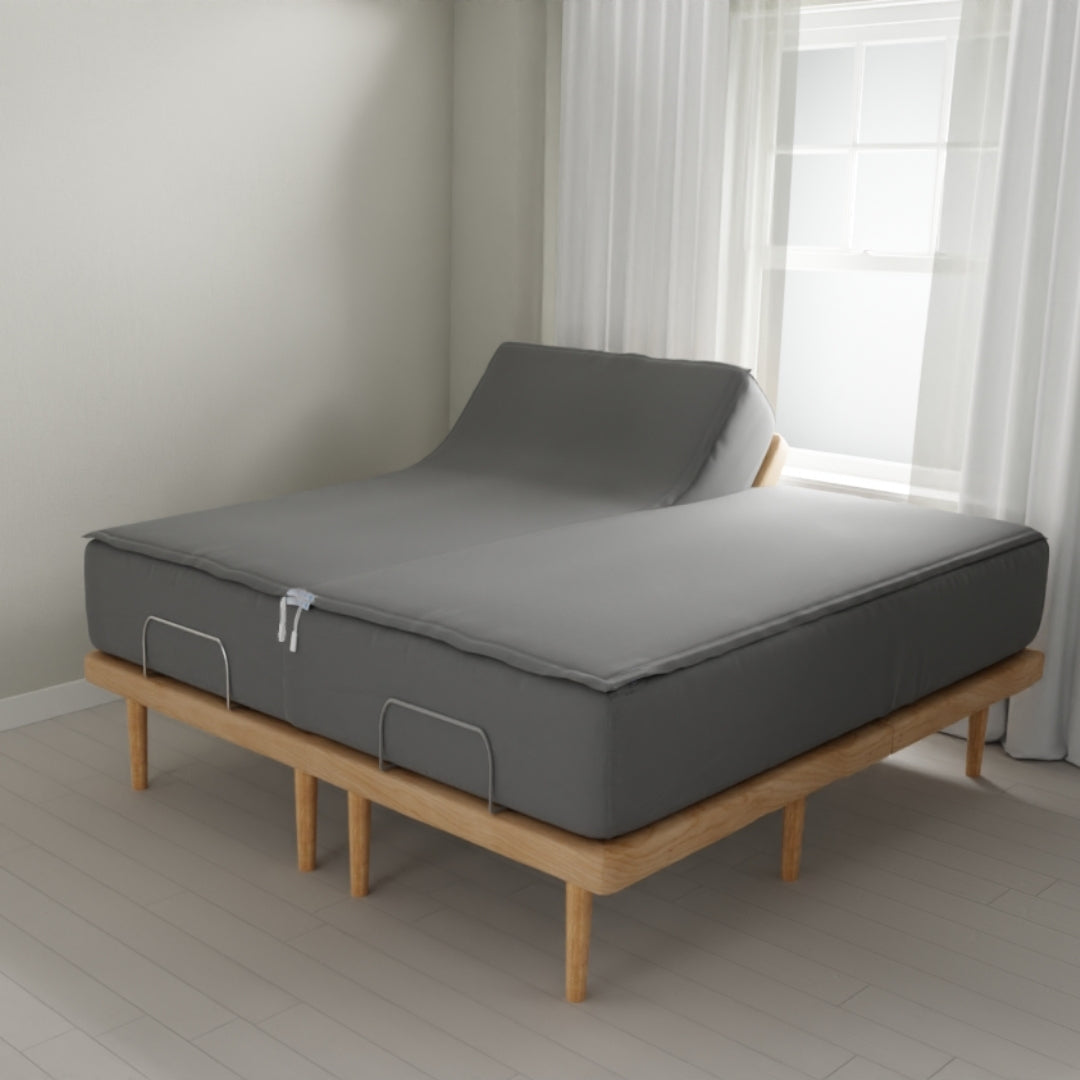 Sateen Fitted Sheet (Base + Zip Sheet ) - Flex Top King