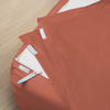 QuickZip Premium Bedding Set - Sateen Cotton Split King Terracotta