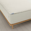 The QuickZip Fitted Sheet - Percale Cotton Split King Ivory