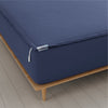 The QuickZip Fitted Sheet - Percale Cotton Short Queen Navy