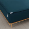 The QuickZip Fitted Sheet - Sateen Cotton Split King Pacific