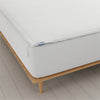 The QuickZip Fitted Sheet - Sateen Cotton King White