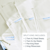 QuickZip Classic Bedding Set - Percale Cotton Twin XL Ivory